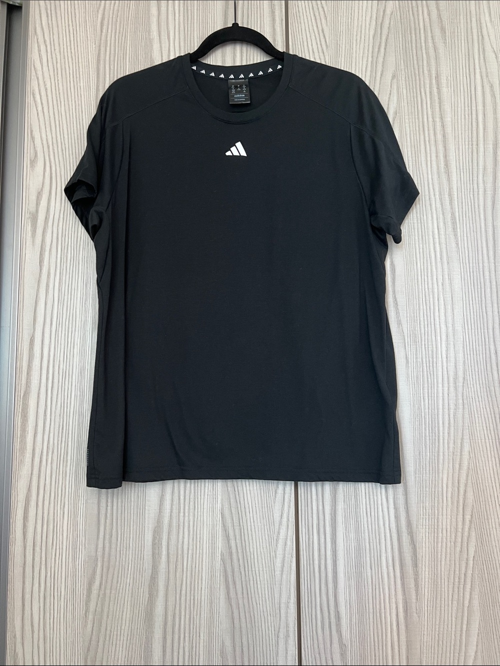 adidas Women’s Black Short Sleeve Performance Tee